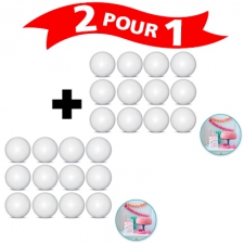 12 boules de polyfoam + 1 GRATUIT