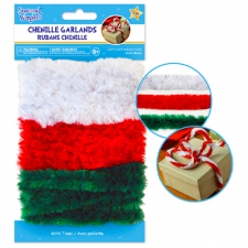 Christmas chenille garland-3 colors