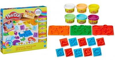 Play-Doh, numbers bucket
