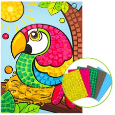 Fun-Foam mosaic-Parrot