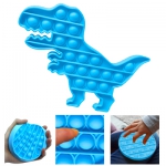 Jouet Sensoriel Push Pop Bubble-Dinosaure bleu antistress