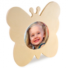Décorez un cadre photo en bois -Papillon