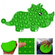 Jouet Sensoriel Push Pop Bubble-Dinosaure vert antistress