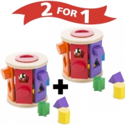 Match and roll shape sorter + 1 FREE