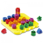 Stacking shapes pegboard-Learning Resources