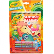Crayola Colouring & Activity Book,  sloths LLAMAS
