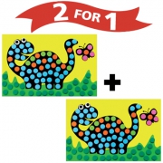 Fun-Foam mosaic-Dinosaur+ 1 FREE