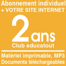 FRENCH - Educatout club INTERNET PACKAGE 2 year