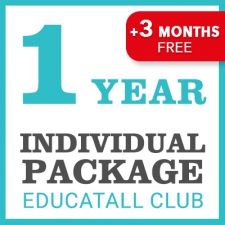 Educatall Club - Version anglaise <br> 1 year + 3 MONTHS FREE