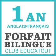 Club educatout forfait thématique Français+Anglais 1 an