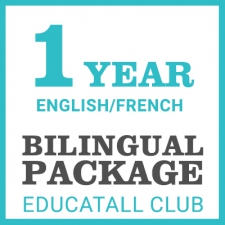 Educatall Club + french version  <br> 1 year