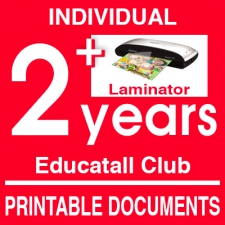 Educatall Club  2 years <br> + laminator + 10 pouches