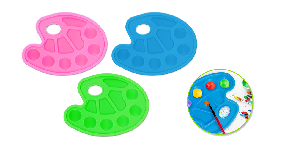 3 Reusable Plastic Paint Palettes Educatall Online Store