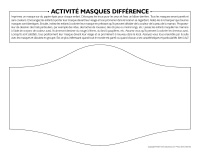 Activité masques différence