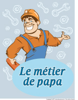 Affiche - Le métier de papa
