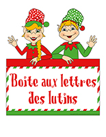 Affiche-Boite aux lettres des lutins