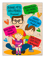 Affiche-Bonne fête des Pères 2021