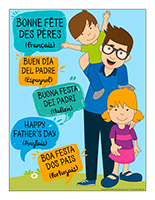 Affiche-Bonne fête des Pères