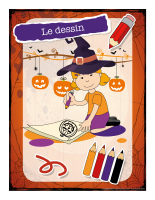 Affiche-Halloween-Ateliers créatifs-Le dessin