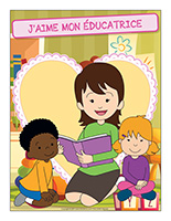 Affiche-J’aime mon éducatrice