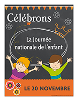 Affiche-Journée de l’enfant 2016 Affiche-Journée de l’enfant 2016