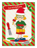 Affiche-Noël-Ateliers créatifs-La sculpture