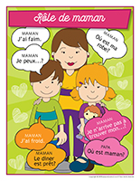 Affiche-Rôle de Maman