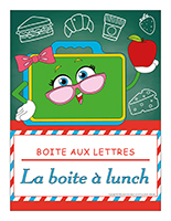 Affiche boite aux lettres-La boite à lunch