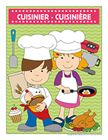 Affiche-cuisinier-cuisinère