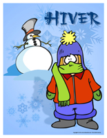 Affiche été ou hiver