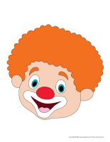 Affiche geante-Grand clown