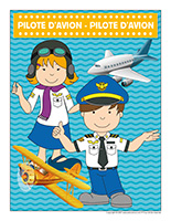 Affiche-pilote d’avion-pilote d’avion