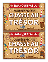 Affiche rappel Journée spéciale-chasse au trésor