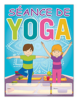 Affiche séance de yoga