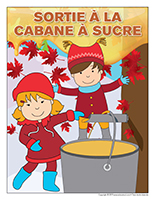 Affiche sortie à la cabane à sucre