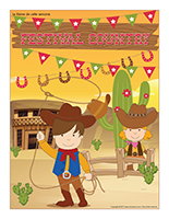 Affiche thématique-Festival country