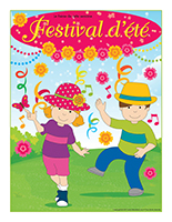 Affiche thématique-Festival d'été Affiche thématique-Festival d'été