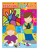 Affiche thématique-Festival des arts