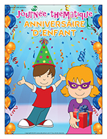 Affiche thématique-Journée thématique-Anniversaire d'enfant Affiche thématique-Journée thématique-Anniversaire d'enfant
