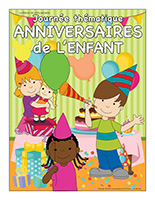Affiche thematique-Journee thematique-Anniversaire de l'enfant