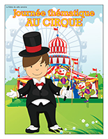 Affiche thématique-Journée thématique-Au cirque