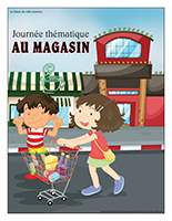 Affiche thématique-Journée thématique-Au magasin Affiche thématique-Journée thématique-Au magasin