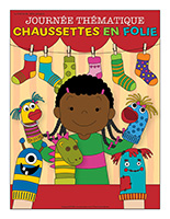 Affiche thematique-Journee thematique-Chausettes en folie