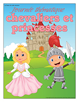 Affiche thématique-Journée thématique-Chevaliers et princesses