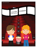 Affiche thématique-Journée thématique-Cinéma Affiche thématique-Journée thématique-Cinéma