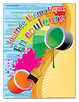 Affiche thématique-Journée thématique-En couleurs Affiche thématique-Journée thématique-En couleurs