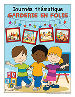 Affiche thematique-Journee thematique-Garderie en folie 2026