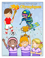 Affiche thématique-Journée thématique-Les Olympiques Affiche thématique-Journée thématique-Les Olympiques