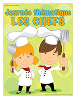 Affiche thématique-Journée thématique-Les chefs Affiche thématique-Journée thématique-Les chefs