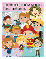 Affiche thématique-Journée thématique-Les métiers Affiche thématique-Journée thématique-Les métiers